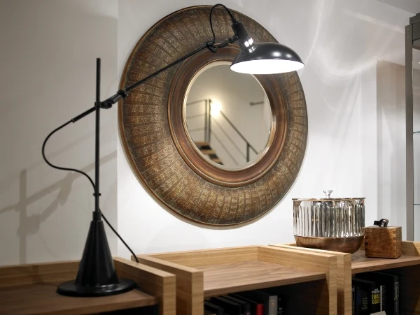 Switch On Tischleuchte – Industrial Chic in klassisch & vernickelt