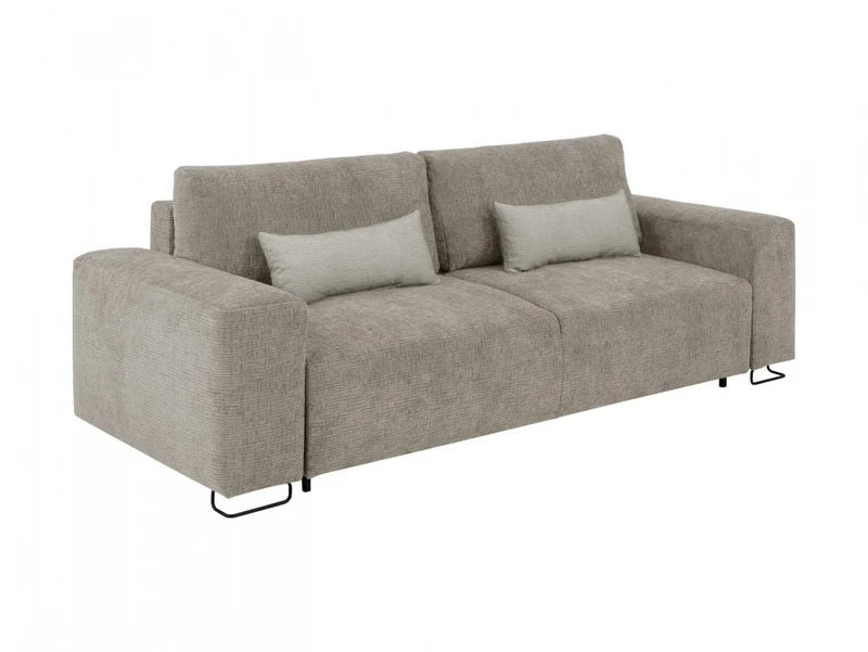 Kizo LUX 3-Seater Sofa Bed with Storage – Beige