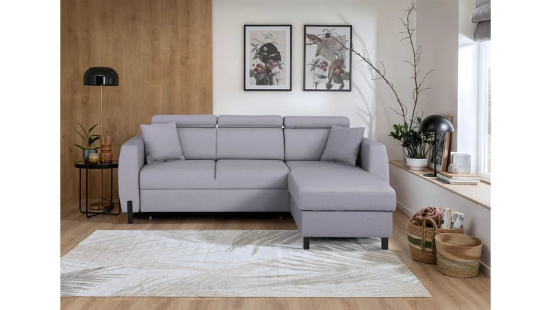 Tulio Corner Sofa Bed with Storage – Reversible Left/Right