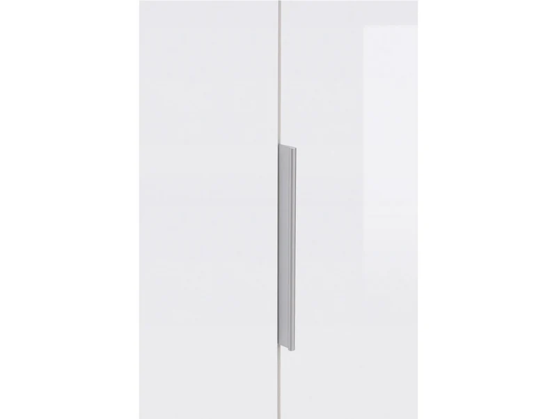 Zele Wardrobe 2-Door with Drawer – Wotan Oak / White Gloss