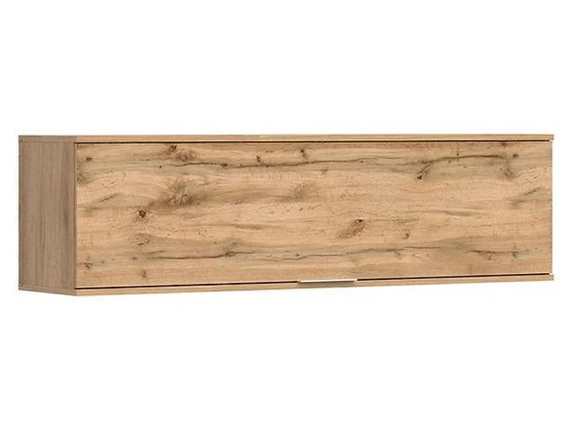 Zele Wall Cabinet 135 cm – Wotan Oak | Lift-Up Door