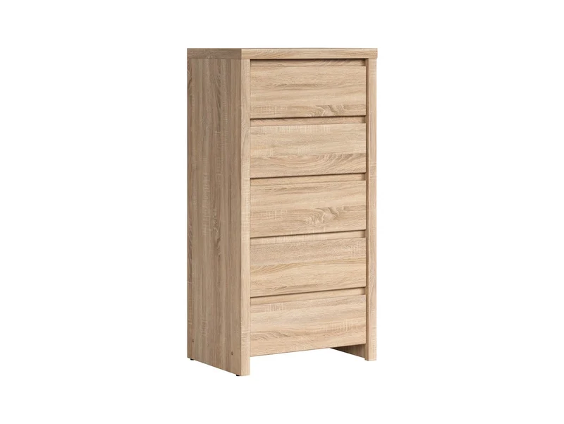 Kaspian Chest of Drawers 5 Drawers – Sonoma Oak