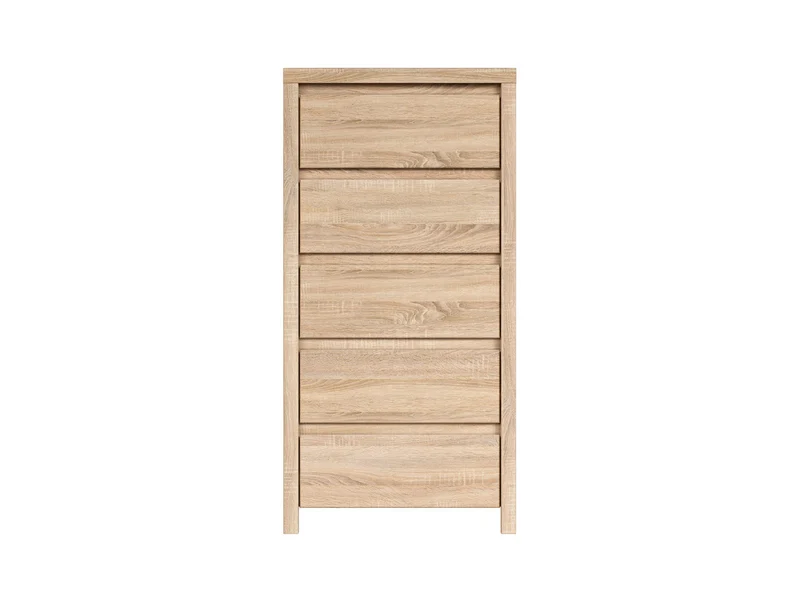Kaspian Chest of Drawers 5 Drawers – Sonoma Oak