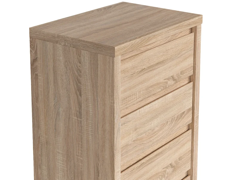 Kaspian Chest of Drawers 5 Drawers – Sonoma Oak