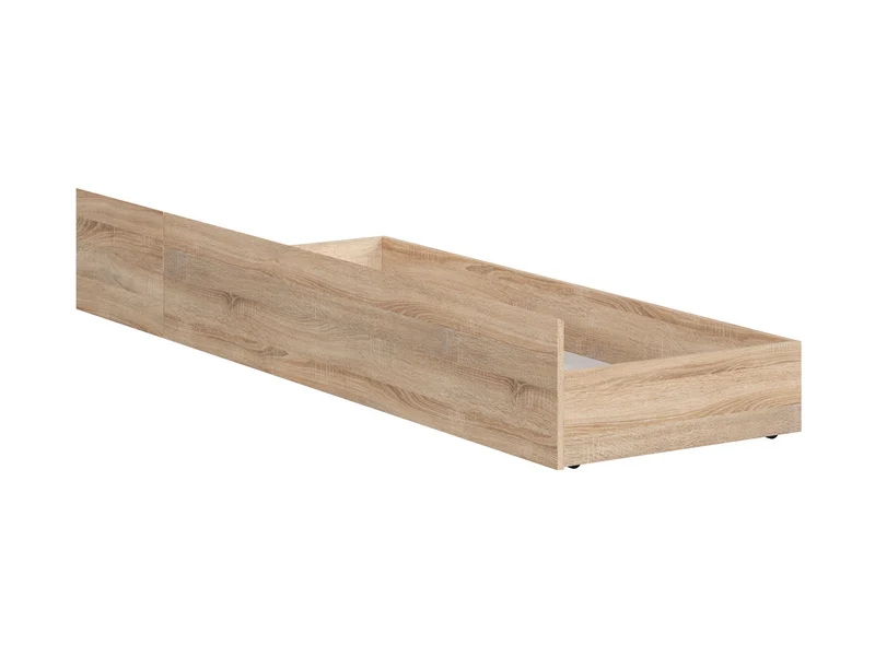 Kaspian Under-Bed Drawer for 120/T Bed – Sonoma Oak | Smooth Roller-Glide Bedding Storage
