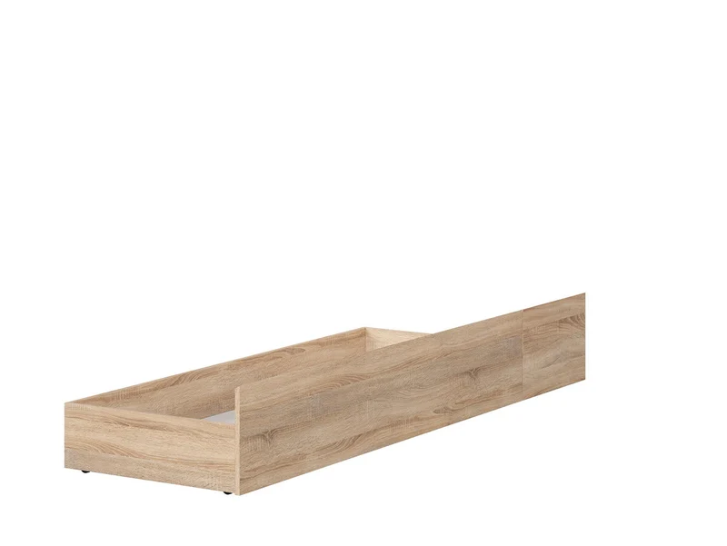 Kaspian Under-Bed Drawer for 120/T Bed – Sonoma Oak | Smooth Roller-Glide Bedding Storage