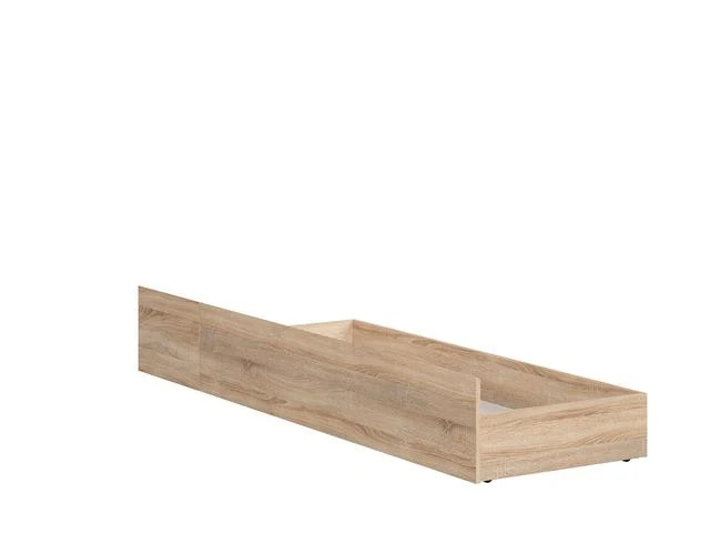 Kaspian Under-Bed Drawer for 120/T Bed – Sonoma Oak | Smooth Roller-Glide Bedding Storage