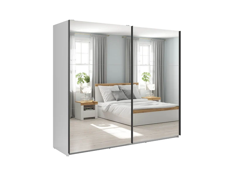 Tetrix — Sliding Door Wardrobe 220 cm with Mirror Doors