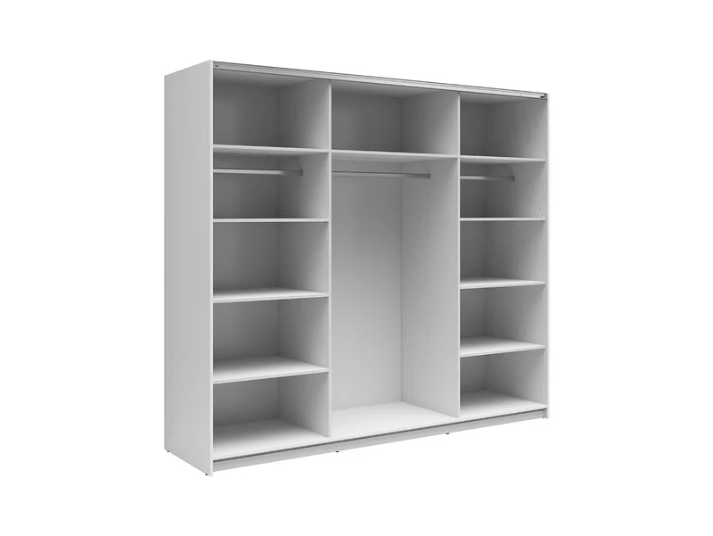 Tetrix — Sliding Door Wardrobe 220 cm with Mirror Doors