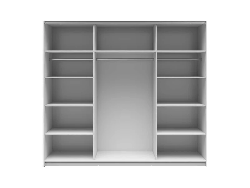Tetrix — Sliding Door Wardrobe 220 cm with Mirror Doors