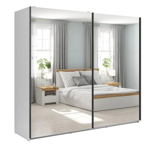 Tetrix — Sliding Door Wardrobe 220 cm with Mirror Doors