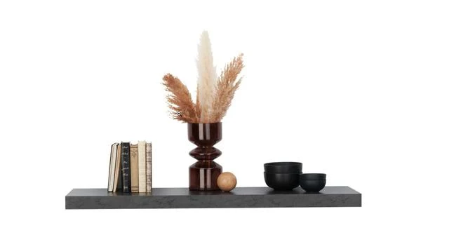 Zack — Wall-Mounted Shelf 80 cm – Anthracite