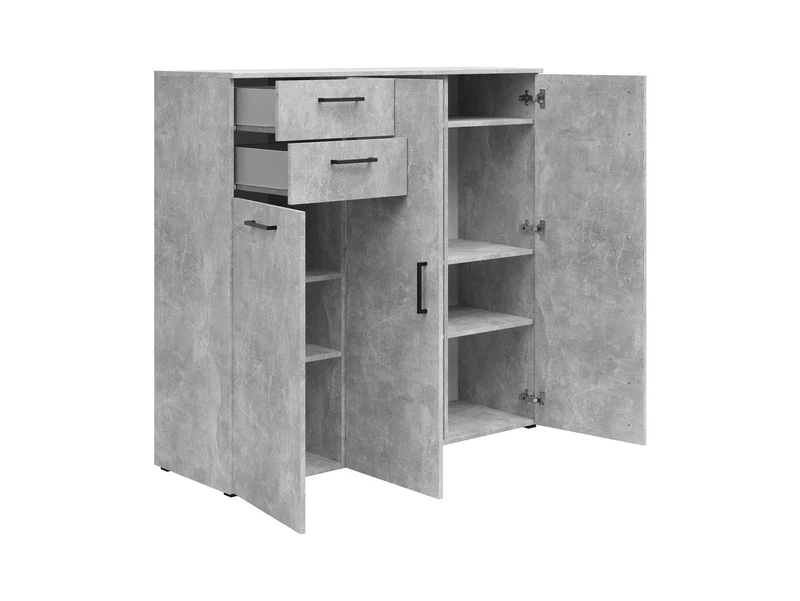 MultiDo Chest of Drawers with Doors – 120cm Wide