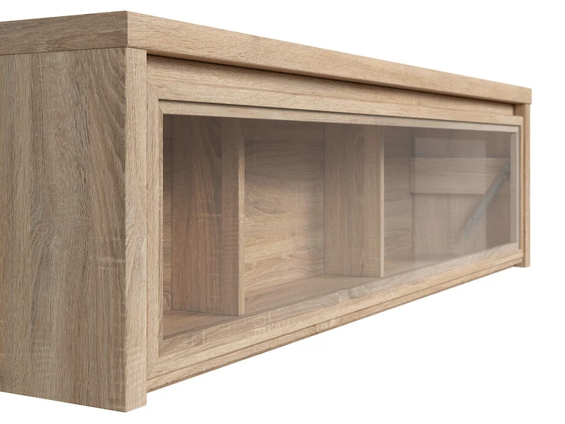 Kaspian — Wall-Mounted Glazed Display Cabinet