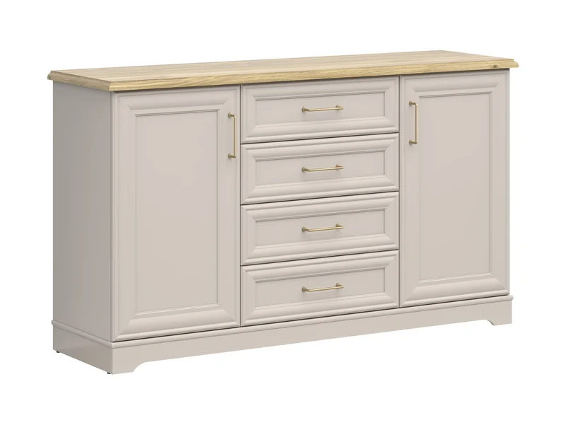 Anga — Sideboard 154 cm with 4 Drawers & 2 Doors