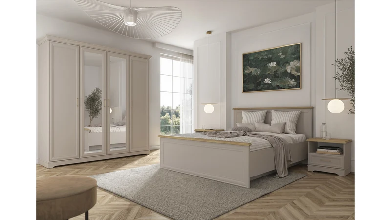 Anga — Sideboard 154 cm with 4 Drawers & 2 Doors