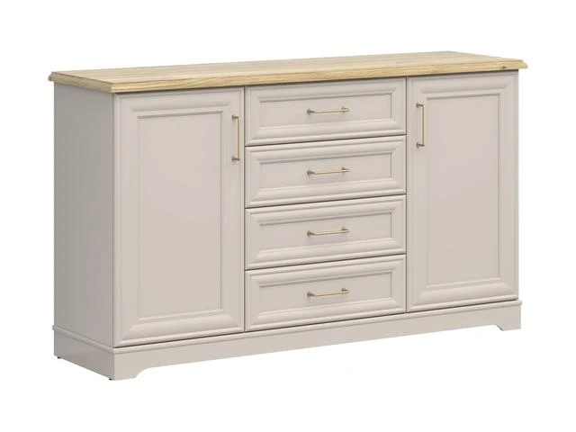 Anga — Sideboard 154 cm with 4 Drawers & 2 Doors