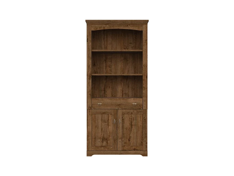 Patras — Bookcase with 2 Doors & Drawer