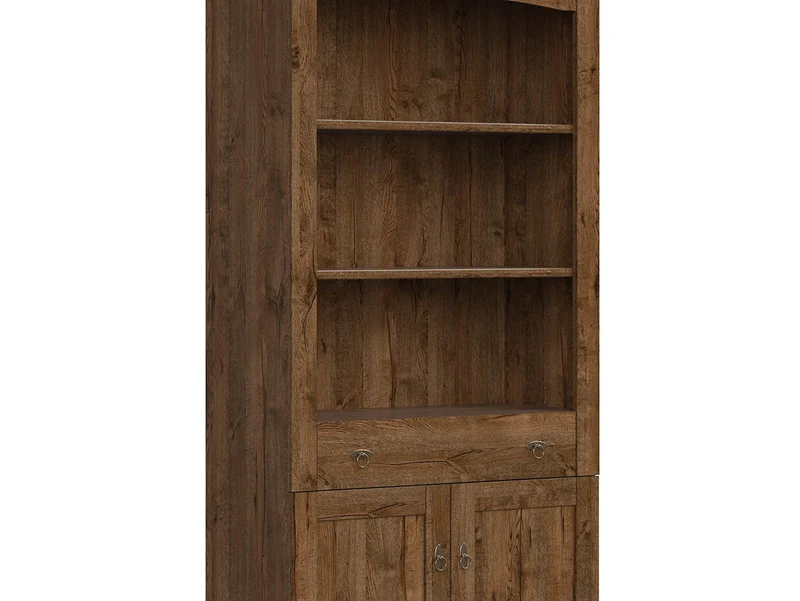 Patras — Bookcase with 2 Doors & Drawer