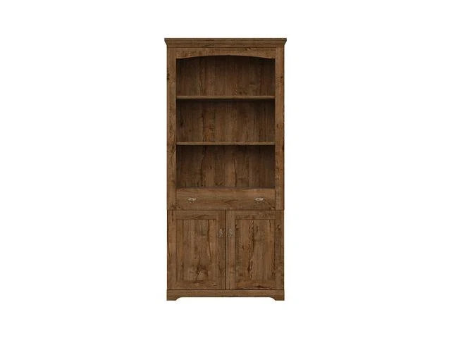 Patras — Bookcase with 2 Doors & Drawer