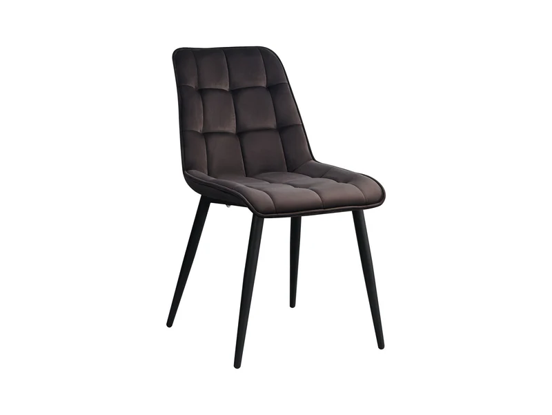 Tango — Velvet Dining Chair with Metal Frame