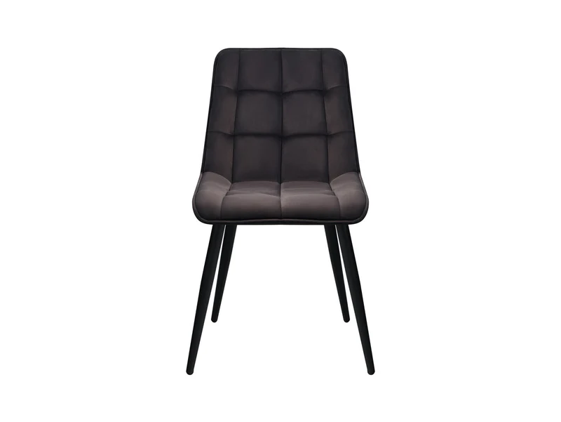 Tango — Velvet Dining Chair with Metal Frame