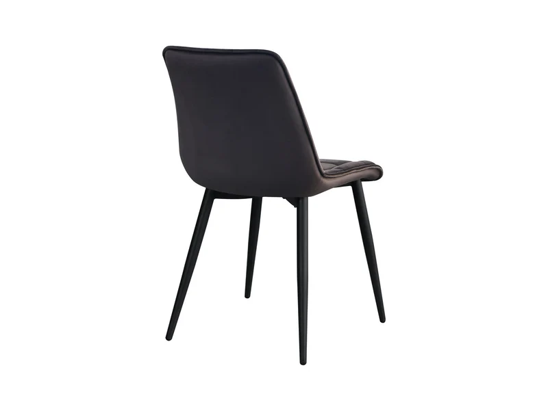 Tango — Velvet Dining Chair with Metal Frame