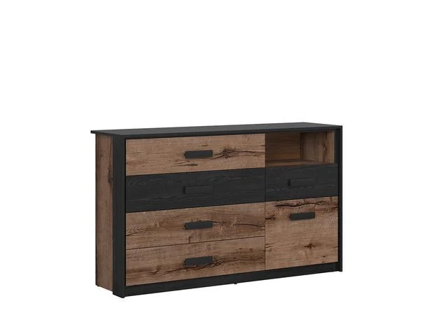 Kassel — Chest of Drawers 150 cm with 5 Drawers & Door