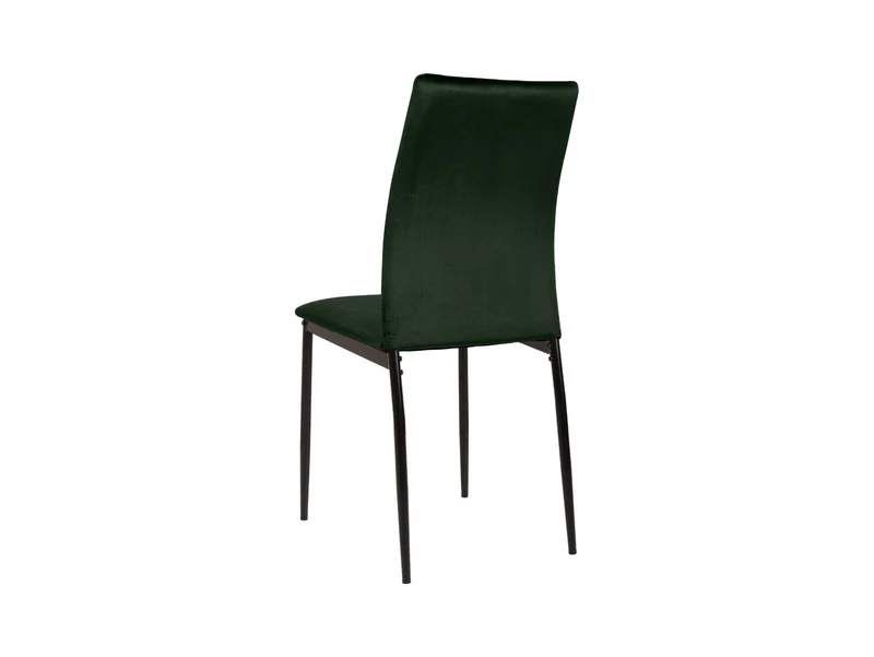 Weyer Velvet Dining Chair | Dark Green | Dublin Fabric & Metal Frame