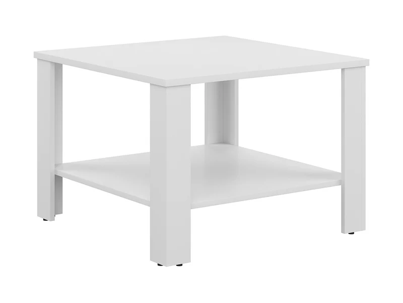 Odette Square Coffee Table 67.5 cm – Alpine White, Laminated Top, Universal Living Room