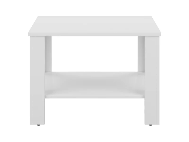 Odette Square Coffee Table 67.5 cm – Alpine White, Laminated Top, Universal Living Room