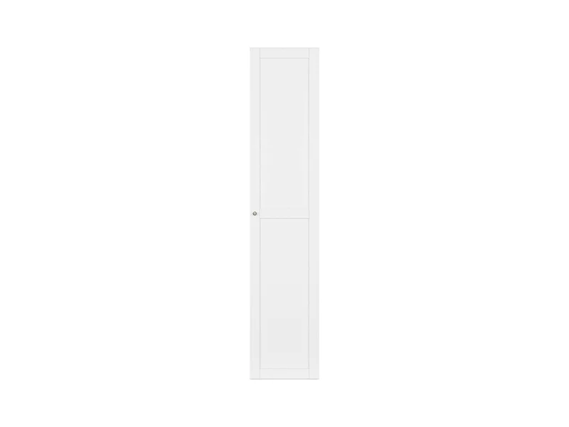 Flex Narrow Tower Wardrobe 50 cm – White, 3 Soft-Close Drawers, Hanging Rail, 10-Year Warranty