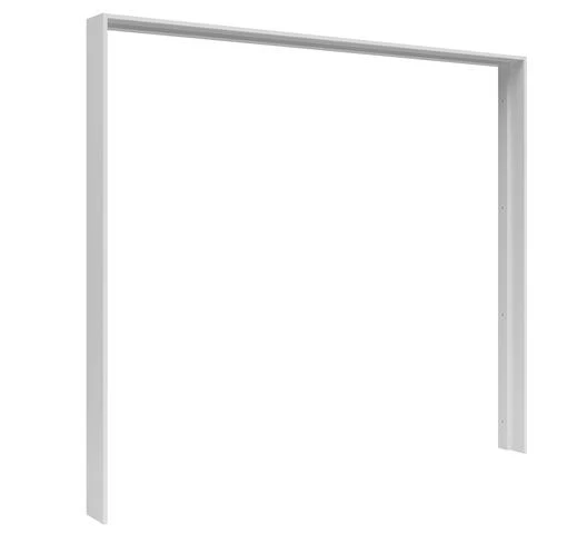Tetrix Passe-Partout Surround Frame 220 – White Gloss, Wardrobe Finishing Trim
