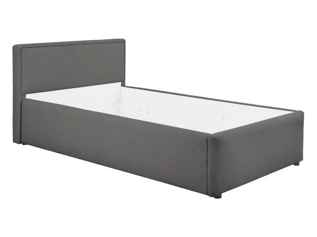 Nedin Upholstered Bed 90x200 cm – Maya 21 Fabric, Legs, Headboard, Frame-Free