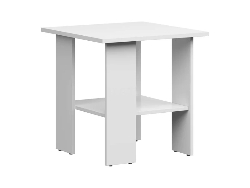 Nepo Plus Coffee Table 55 cm – White | Compact Living Room Table