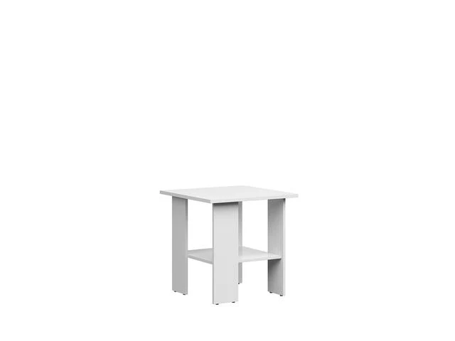 Nepo Plus Coffee Table 55 cm – White | Compact Living Room Table