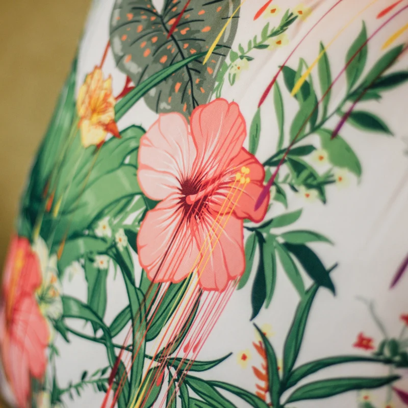 Kissenbezug Floral Tropen Print
