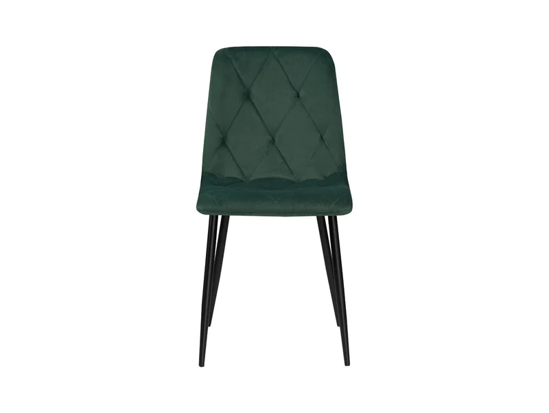 Silvio Velvet Dining Chair – Glamour Style, Powder-Coated Metal Frame