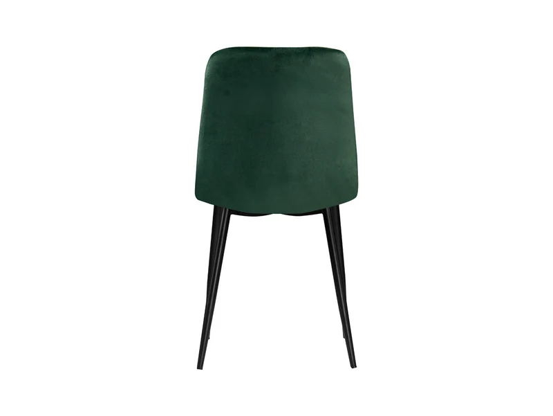 Silvio Velvet Dining Chair – Glamour Style, Powder-Coated Metal Frame
