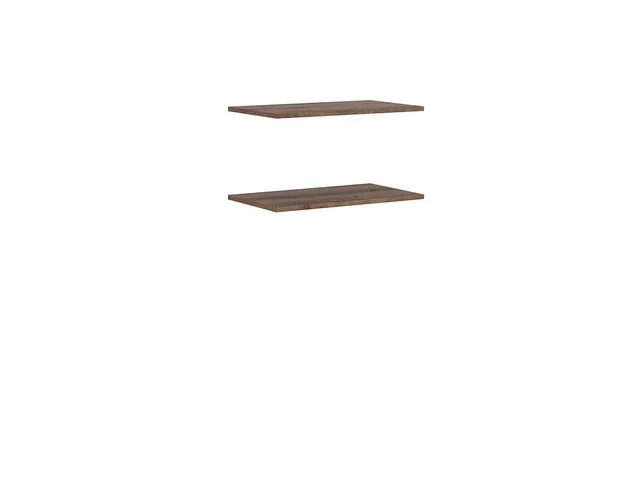 Kassel Wardrobe Shelves 83 cm – Set of 2, Monastery Oak