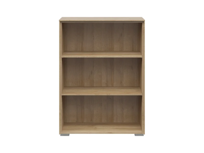 Nevada Medium Open Bookcase – Riviera Oak, 81 cm