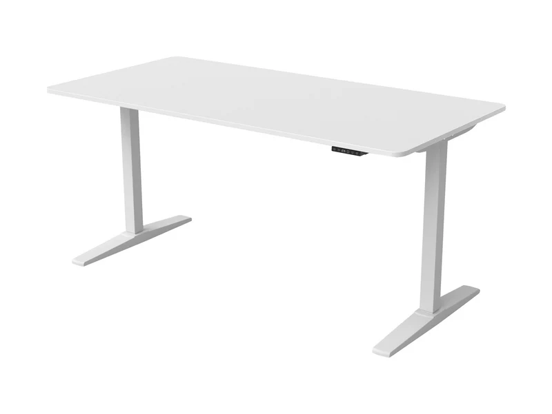 Kento — Electric Height-Adjustable Gaming & Office Desk 160 cm – White