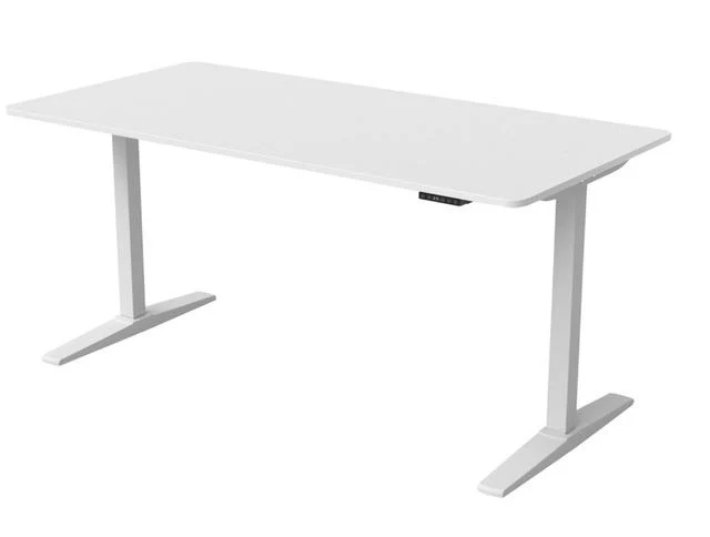 Kento — Electric Height-Adjustable Gaming & Office Desk 160 cm – White