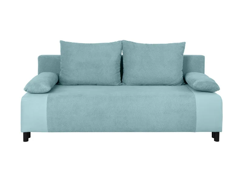 Nius Compact Sofa Bed 194 cm – Mint, DL Sleep Mechanism, Bedding Storage, Bonnell Springs