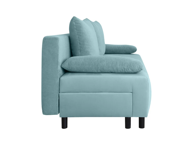 Nius Compact Sofa Bed 194 cm – Mint, DL Sleep Mechanism, Bedding Storage, Bonnell Springs