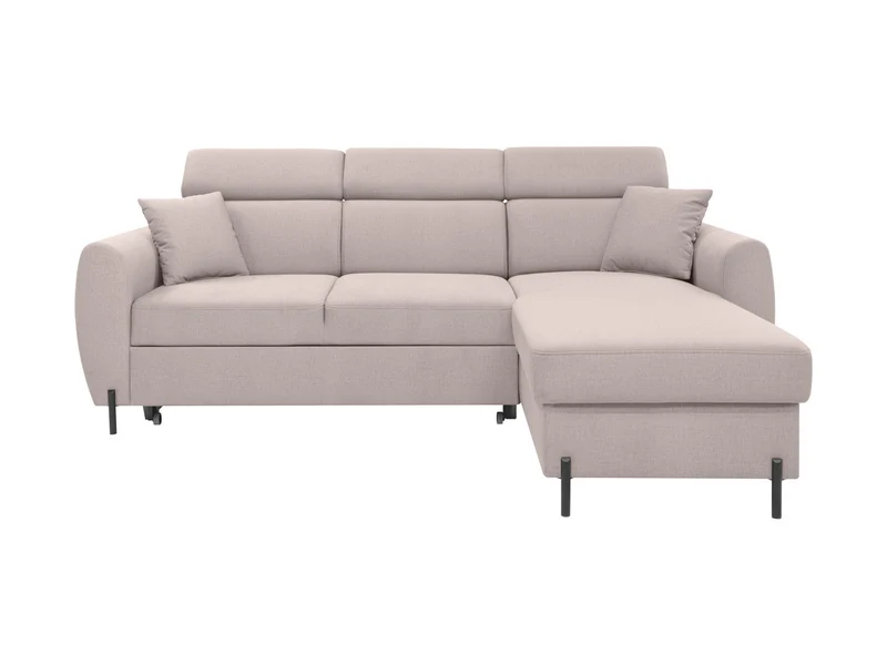 Nolio Corner Sofa Bed 239×182 cm – Sleep Function, Bedding Storage, Maya 01