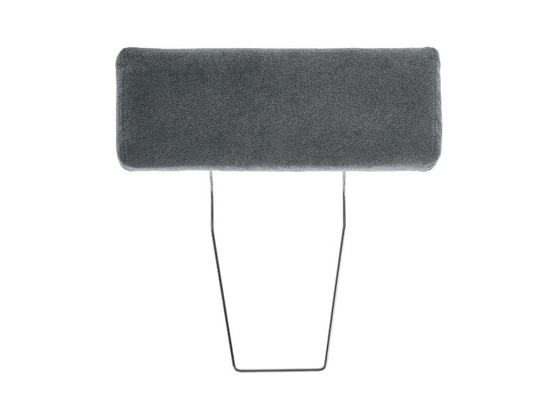 Norfolk Corner Sofa Headrest – Anthracite Grey (Asto N17), Metal Brackets, 55×55 cm