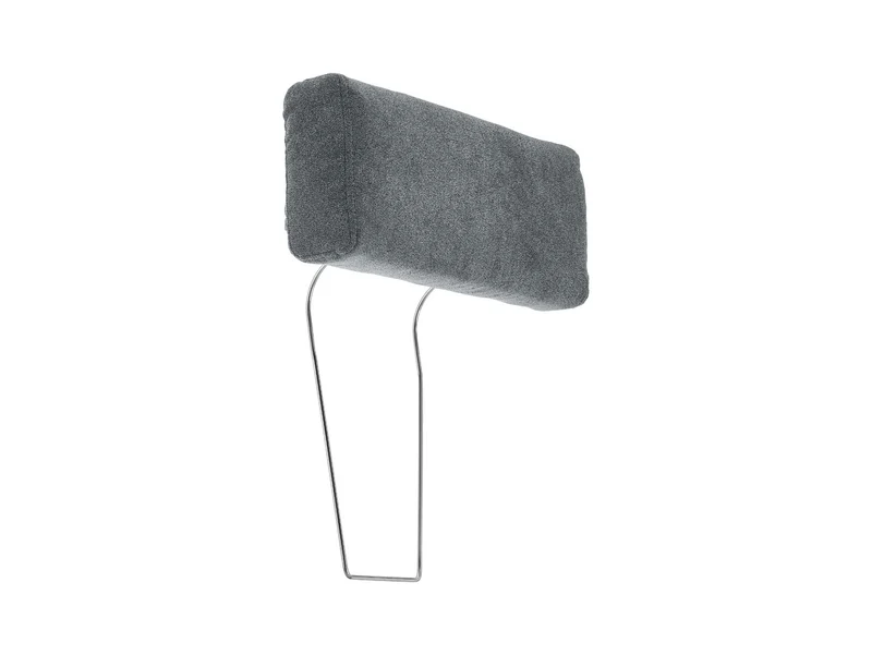 Norfolk Corner Sofa Headrest – Anthracite Grey (Asto N17), Metal Brackets, 55×55 cm