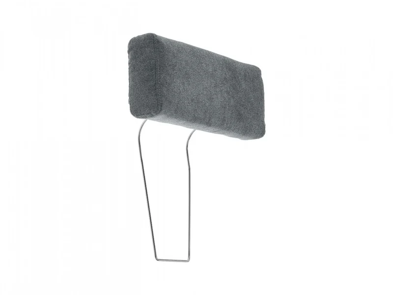 Norfolk Corner Sofa Headrest – Anthracite Grey (Asto N17), Metal Brackets, 55×55 cm