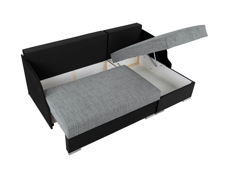 Merin Corner Sofa Bed with Storage – Reversible, 124x200 cm Sleeping Surface